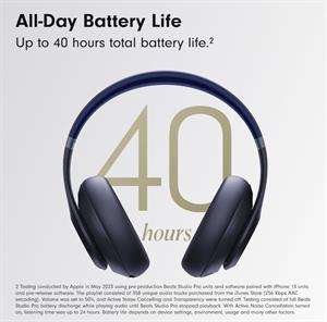 eBookReader Apple Beats Studio Pro hovedtelefoner blå 40 timer